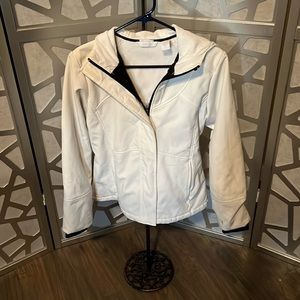 Izod white warm winter jacket size small